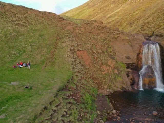 Helgufoss är en av Islands vattenfall.