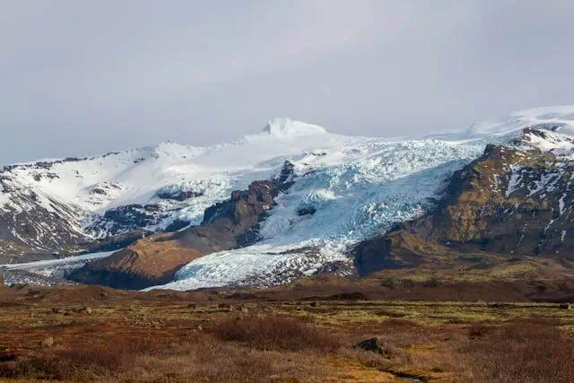 Vattenfallet är en del av Vatnajökulls nationalpark.
