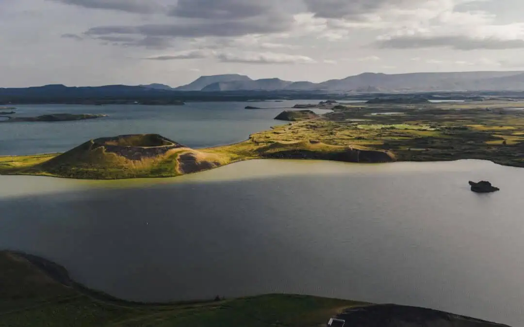 Mývatn, en av Islands många sjöar
